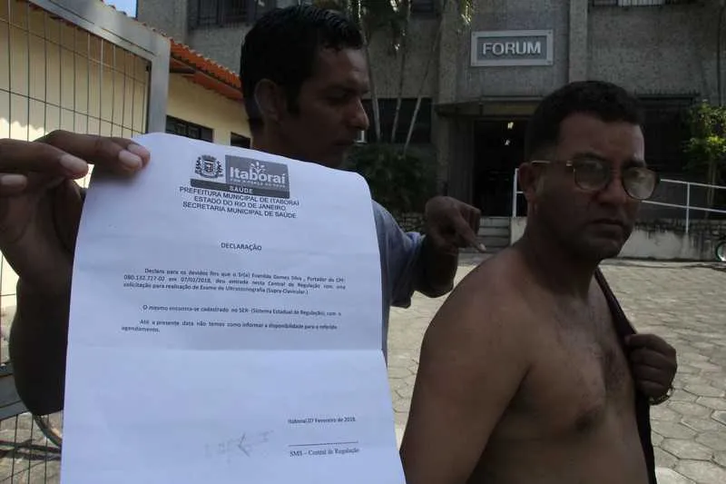 Evanildo espera desde 7 de fevereiro do ano passado para realizar o exame