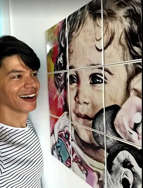 O artista gonçalense se destaca pelo seu estilo marcante