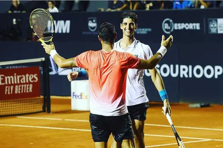 Dupla formada por Thomaz Bellucci e Rogério Dutra se destacou entre os brasileiros no torneio