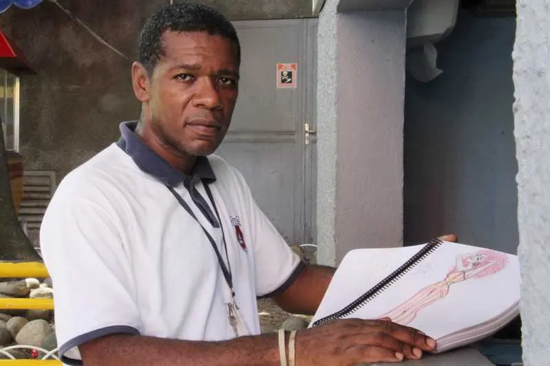 Wilson descobriu talento para desenhar ainda na infância, aos 7 anos, mas não abandonou sonhos