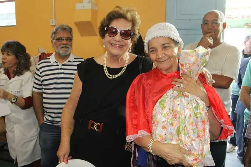 Numa tradição de mais de 50 anos, Dona Marlene comemorou seu aniversário no Abrigo Cristo Redentor