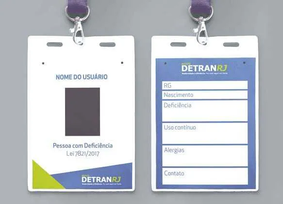 Identidade para deficiente