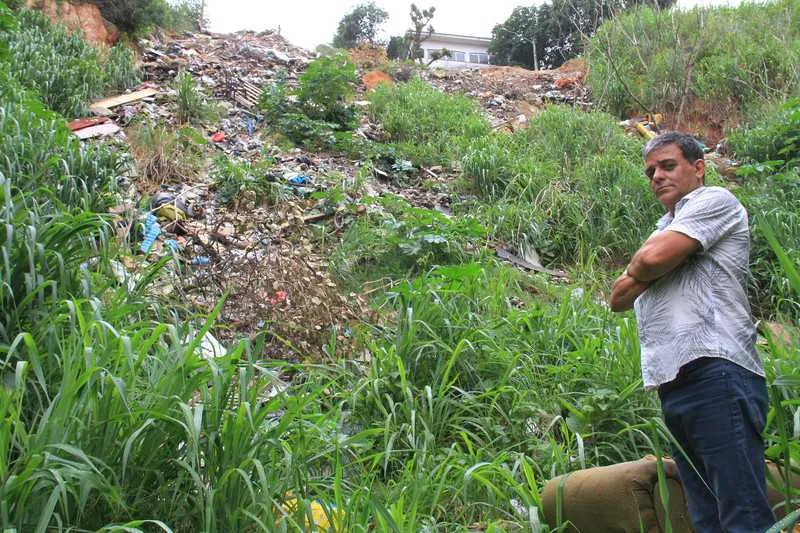 Morador Gelson Rocha pede atenção da Prefeitura