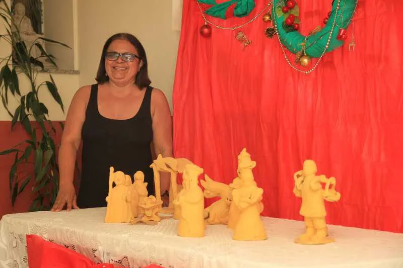  Nilza, da Cadevisg, confeccionou presépio, pelo 2º ano seguido
