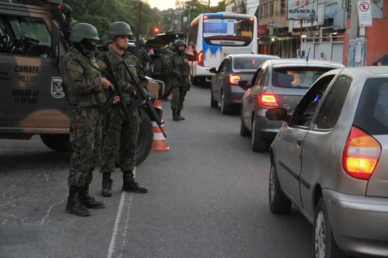 Operação do Exercito no centro de Alacantara