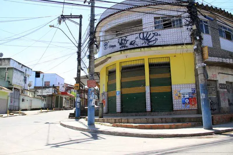 Lojas na Lagoinha ficaram fechadas, ontem, por ordem do tráfico