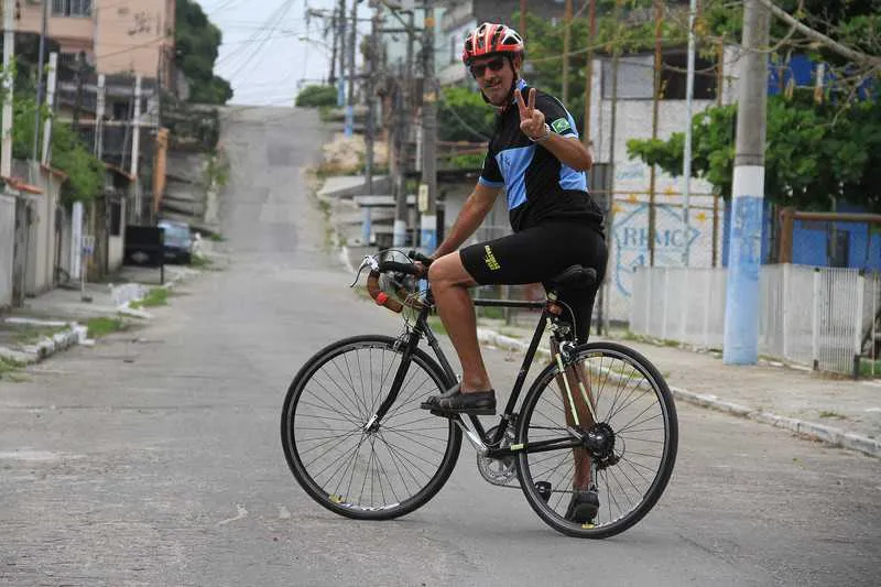 José Pereira mantém a saúde física e mental através do ciclismo