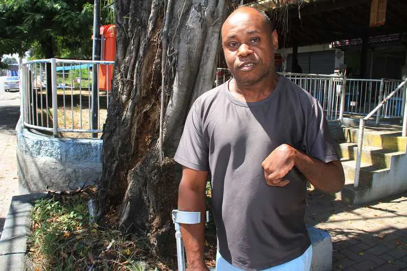 Segundo os moradores, o risco aumenta quando venta na região