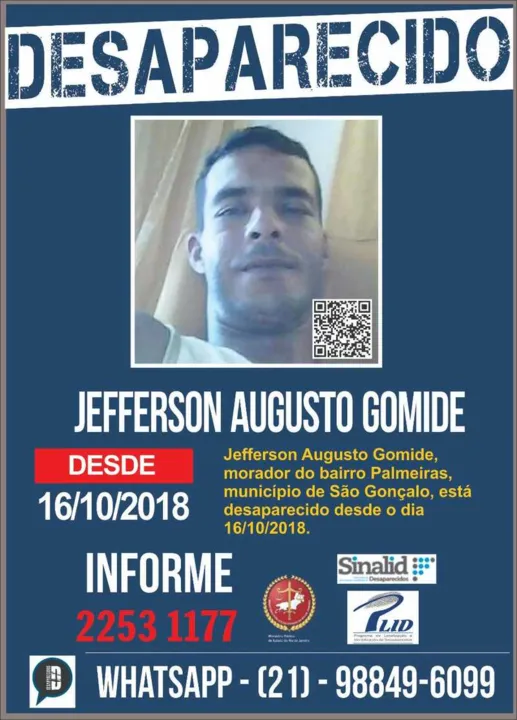 Homem está desaparecido desde o último dia 16