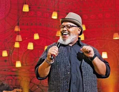 O ‘bamba’ Jorge Aragão marca presença 