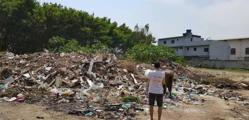 O espaço é de  3.150 m2, em frente à Escola Lucio Tomé Feteira.