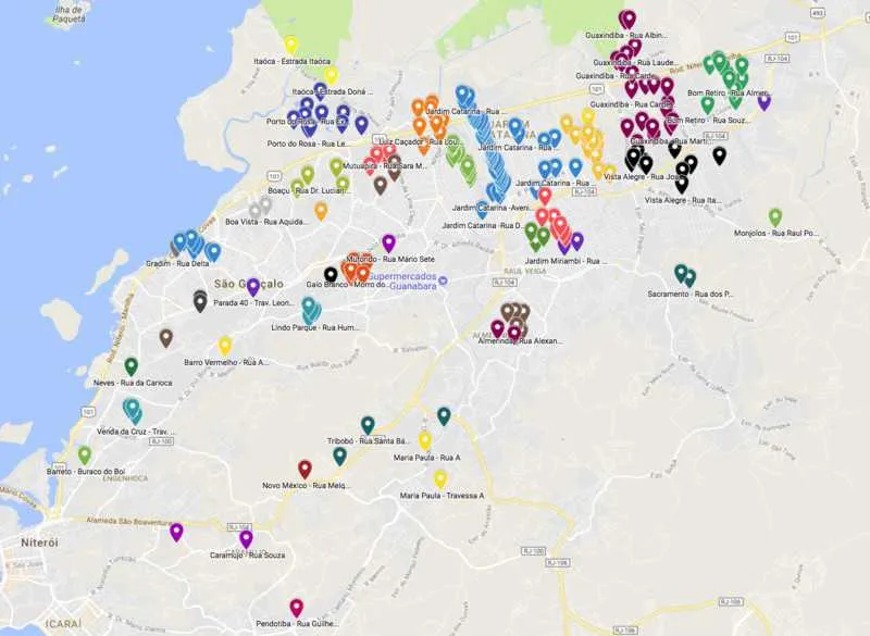 Imagem ilustrativa da imagem Mapa das barricadas pode ajudar moradores com entregas de compras online
