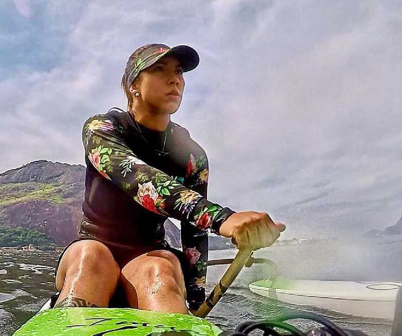 Mariana Florito, que é especialista em mídias digitais, se sagrou campeã estadual, municipal e do Festival Aloha Spirit Brasil
