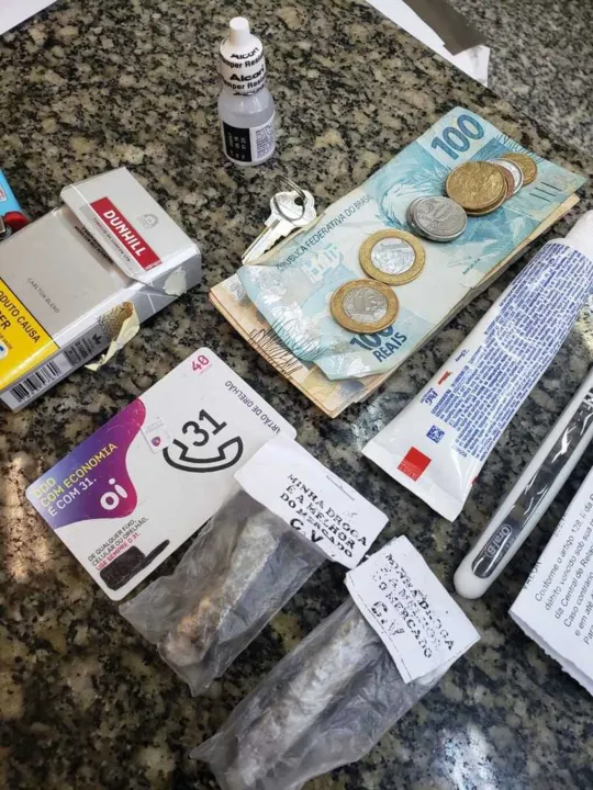 As drogas que estavam como o militar foram encaminhadas para a 76ªDP