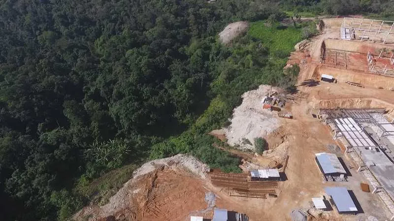Obras da Chácara Mariana estão em ritmo adiantado: 37 mil metros quadrados, sendo 15 mil em área verde