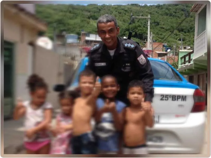 Ação tem o capitão Lúcio Caldas como tutor e apoio do comandante do 25ºBPM (Cabo Frio), tenente-coronel Roberto Dantas