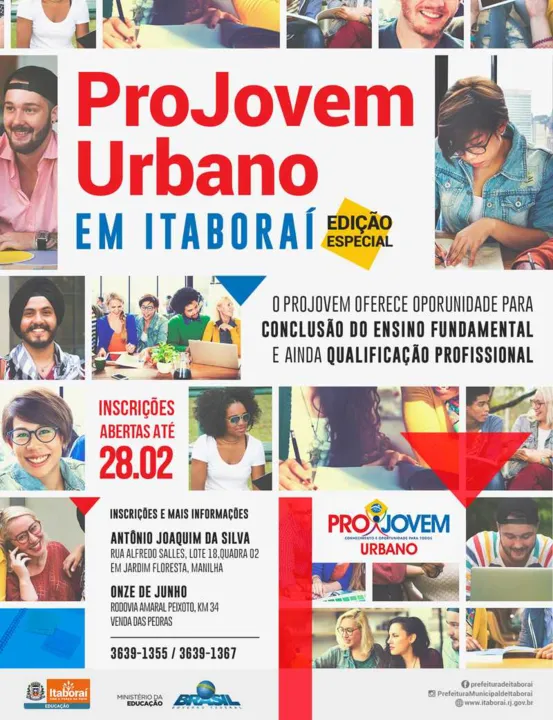 >> Oportunidades são voltadas a jovens de 18 a 29 anos que precisam completar o ensino fundamental