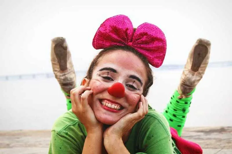 Várias atrações fazem parte do festival, entre elas está a palhaça Pimentinha, da atriz Tainá Pimenta