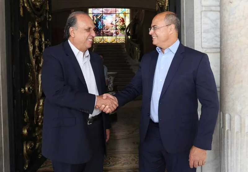 Um visita de cortesia aconteceu ontem, no Palácio Laranjeiras