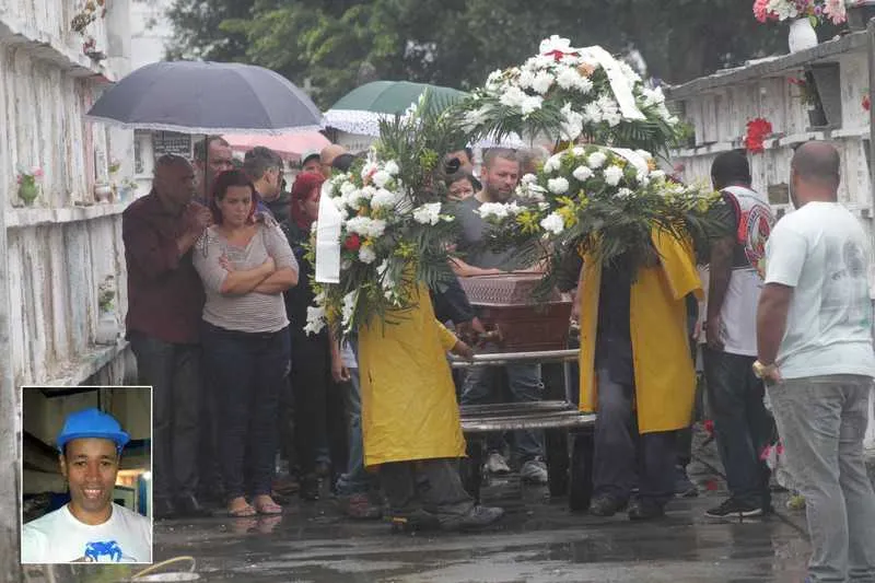 Cerca de 250 pessoas compareceram ao sepultamento do comerciante no Cemitério do Maruí
