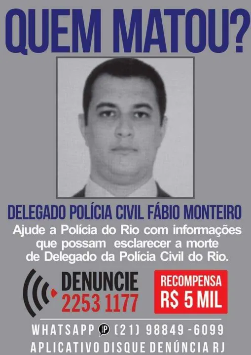 
Delegado é encontrado mortona Zona Norte do RJ