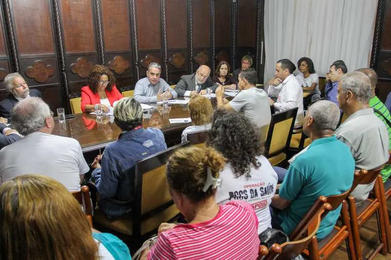Servidores da saúde e deputados discutiram o plano de cargos e salários na última terça-feira