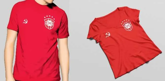 Imagem ilustrativa da imagem Designer mineira cria uma ‘camisa alternativa’ da Seleção Brasileira que viralizou na internet