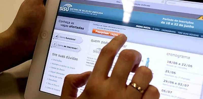 Todo o processo de inscrição é exclusivo no site do programa, que é o www.sisu.mec.gov.br