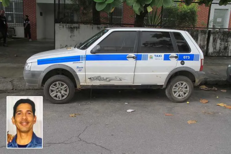 >> Corpo do taxista foi encontrado no banco traseiro do Uno, com facadas no pescoço e peito, e as mãos amarradas