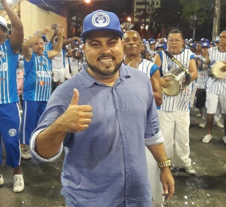 Wallace Palhares é ex-presidente da Acadêmicos do Sossego 
