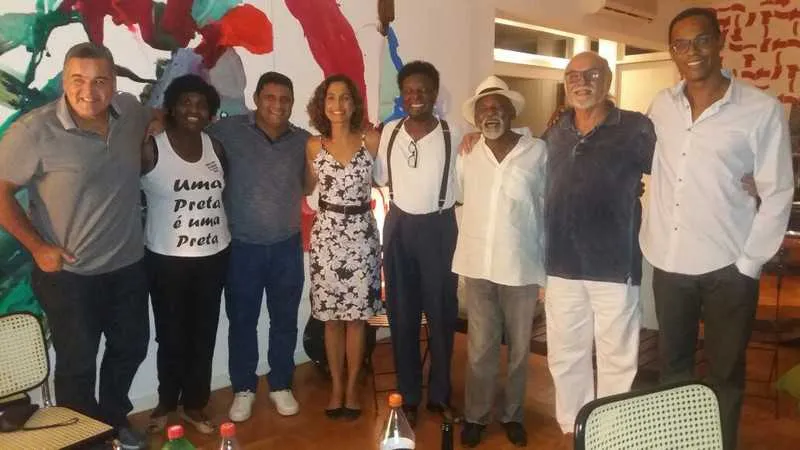 O encontro contou com integrantes da Porto da Pedra e a família do ator
