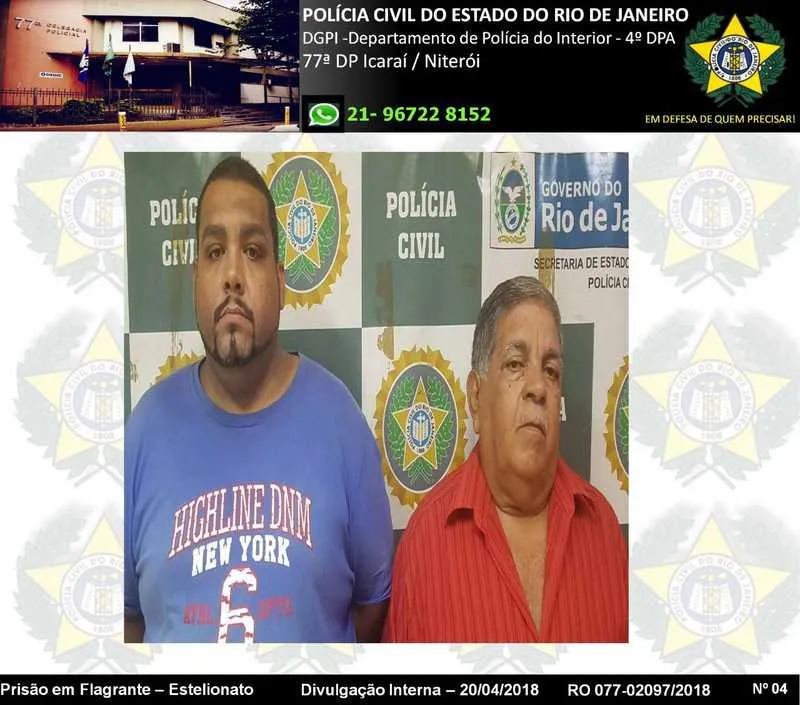 Imagem ilustrativa da imagem Dois acusados de estelionato são presos dentro de banco em Niterói