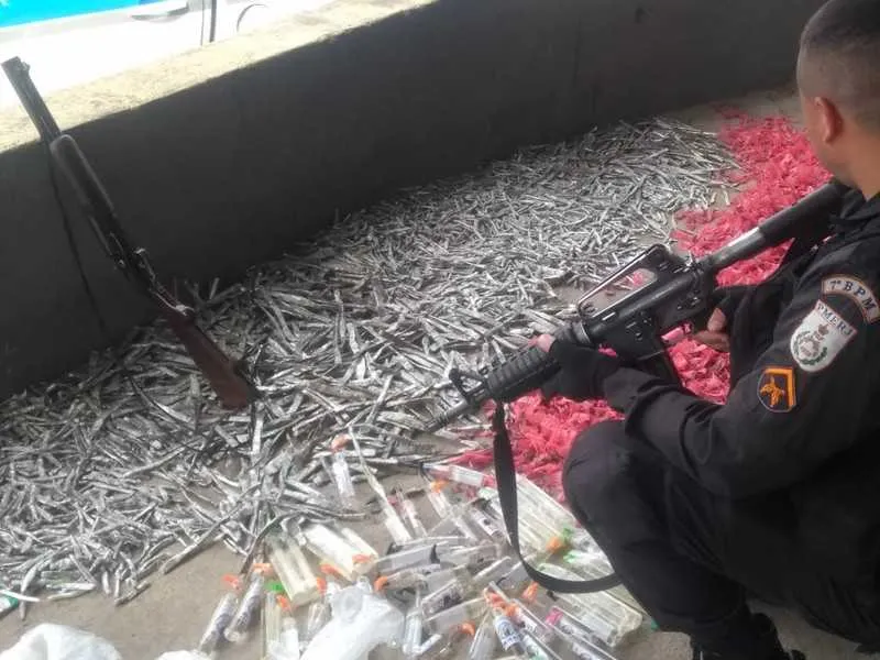 Suspeito estava com uma espingarda calibre 12
