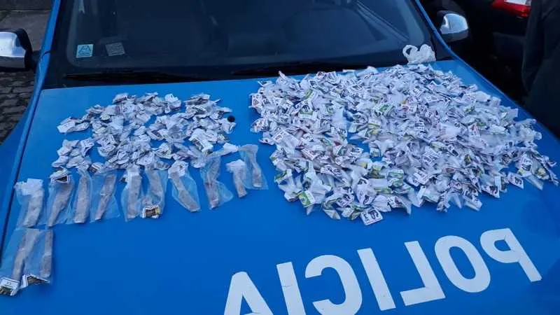 Foram apreendidos mais de 700 pinos de cocaína