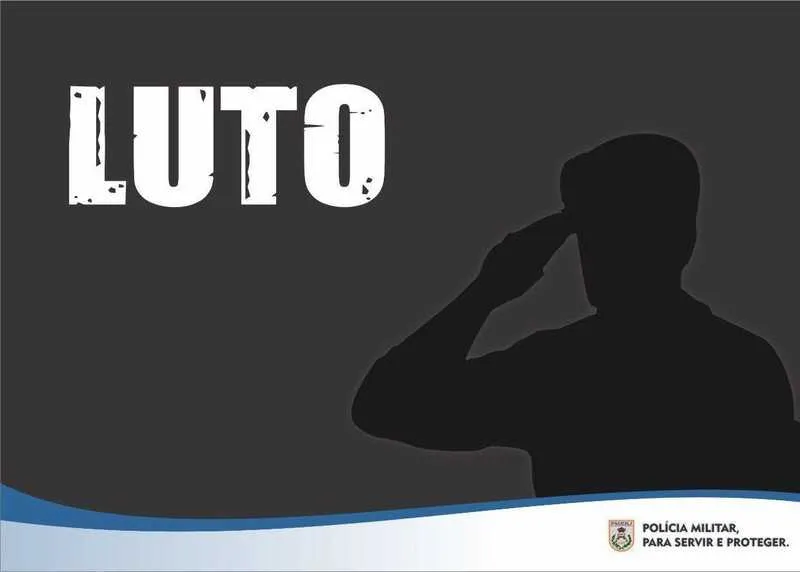 A Polícia Militar decreta luto 