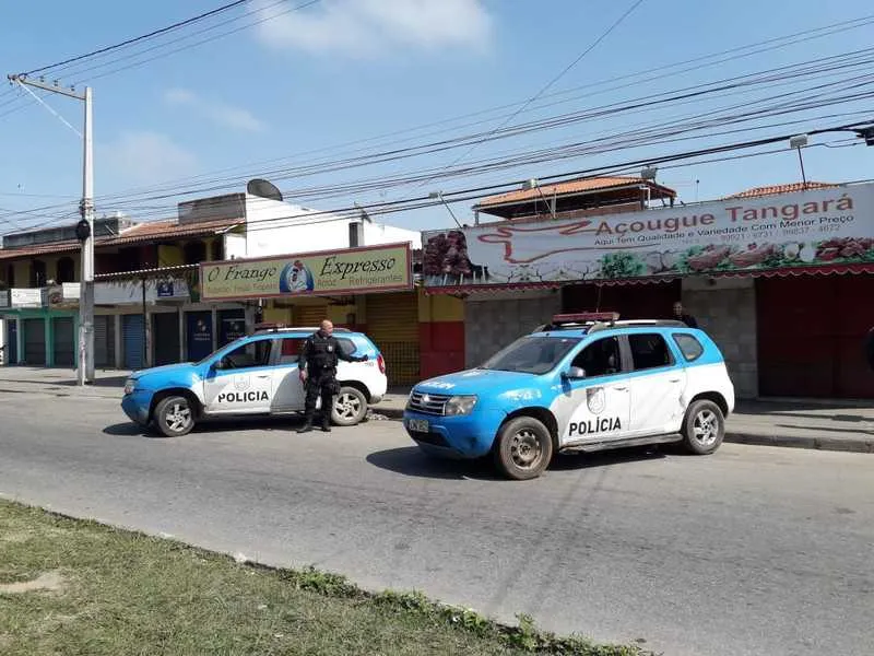 O 25ºBPM (Cabo Frio) reforçou o policiamento no local