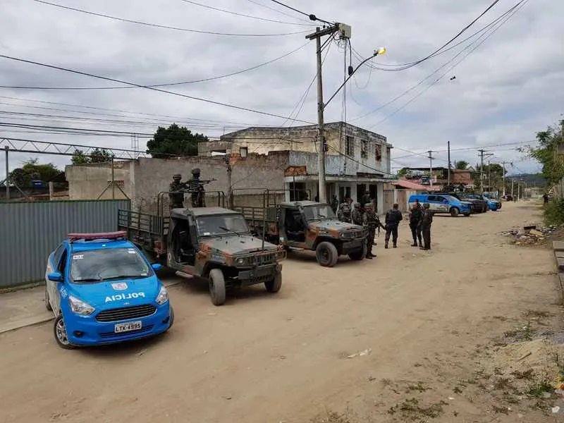 Em uma das ações, houve apoio do Exército