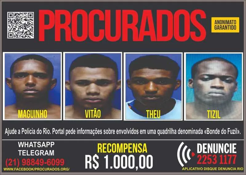 Imagem ilustrativa da imagem Disque-Denúncia oferece recompensa por 'Ases do Crime' em Niterói
