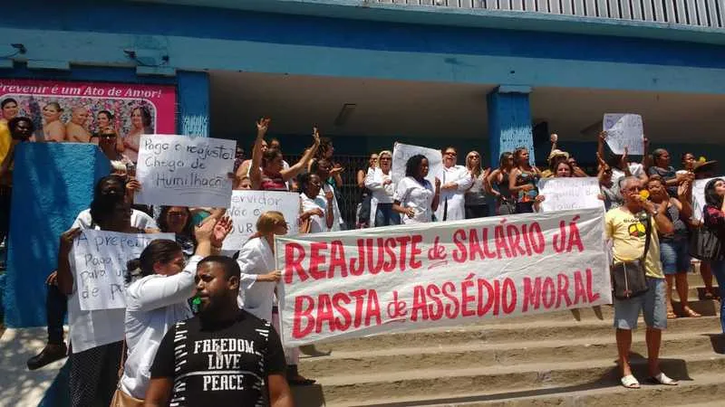 Na pauta da manifestação está o reajuste e aumento salarial