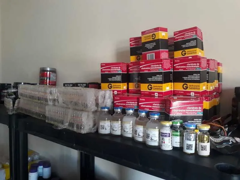 
A polícia encontrou vários medicamentos com acusado em Santa Catarina 
