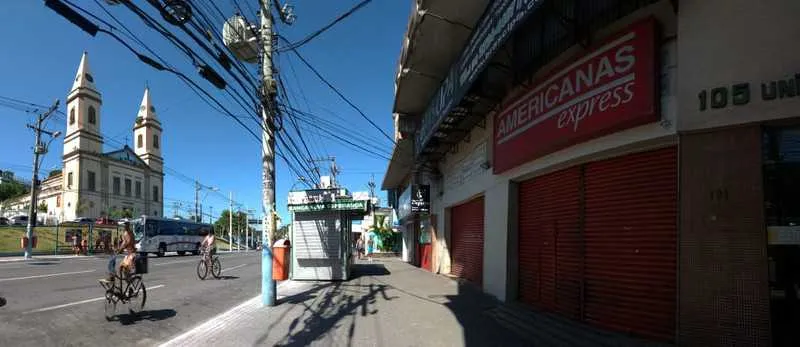 Os dois homens foram encaminhados para o Hospital Estadual Alberto Torres 