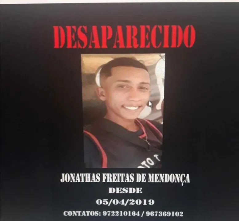Jonathas foi visto pela última vez em Itaboraí