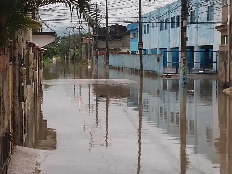 Local foi um dos mais atingidos pela água