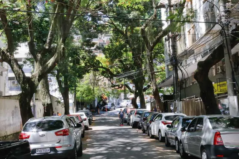 Subida do Morro do Palácio, em Niterói