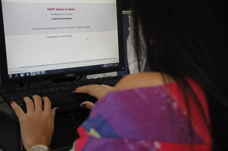 Estudantes com dificuldades de acessar a nota do Enem