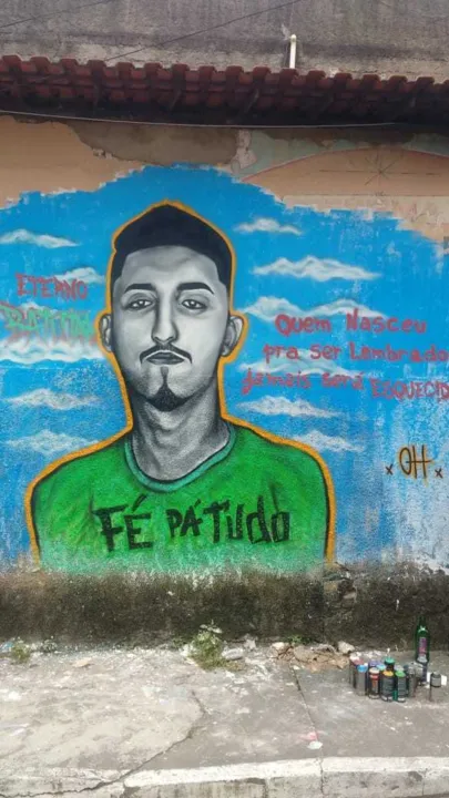 'Batutas' ganhou grafite em sua homenagem