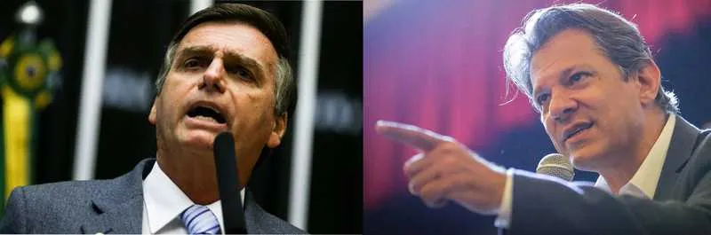 Essa é a 1ª vez em uma pesquisa que os dois aparecem empatados no 1º turno 