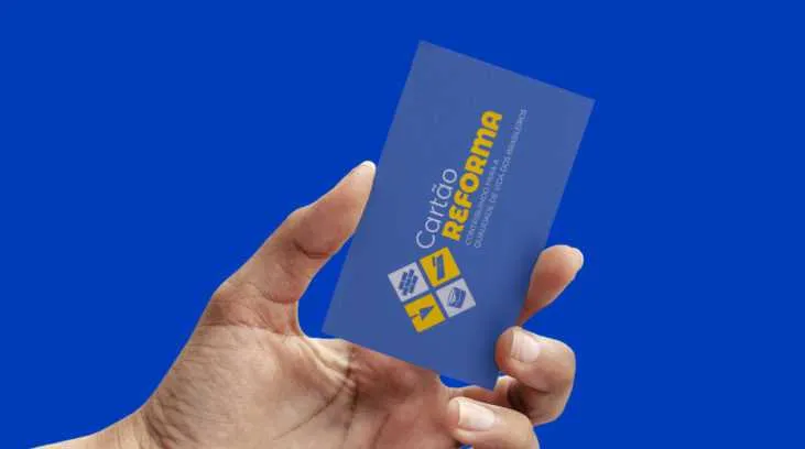 Cartão Reforma pode ser pedido por pessoas de baixa renda e que tenham um só imóvel