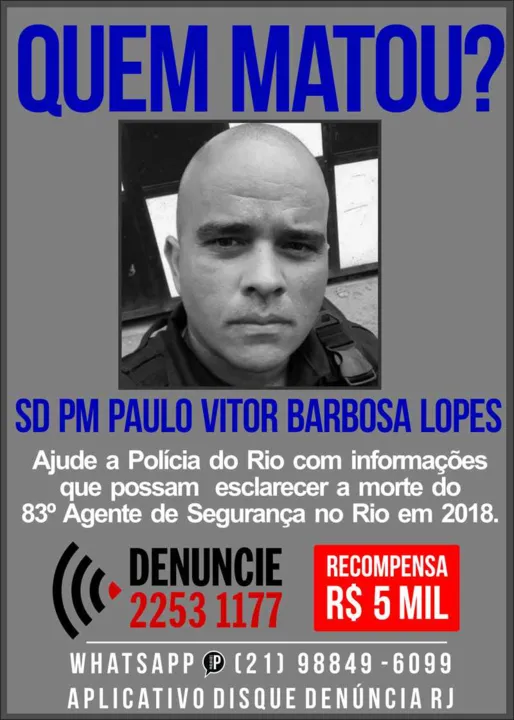 Policial Militar Paulo Vítor Barbosa Lopes 