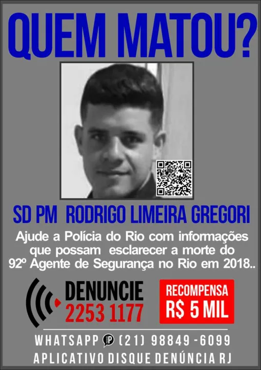 Imagem ilustrativa da imagem Disque Denúncia pede informações sobre os envolvidos na morte de PM